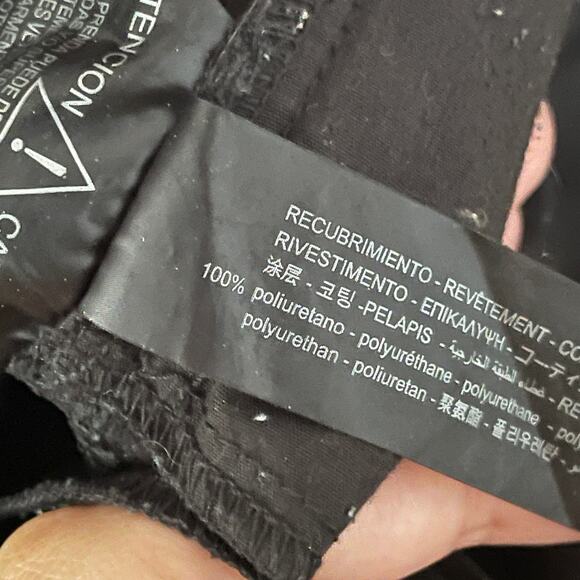 ZARA Faux Leather The Dreed Cropped Flare Pants Black 8 - Picture 9 of 9